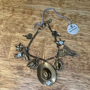 Charm Bracelet‎ with Cowboy Charms